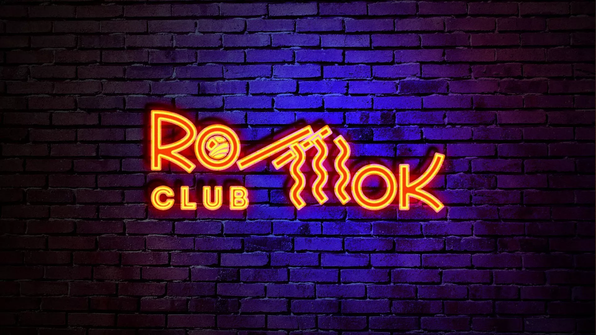 Разработка интерьерной вывески суши-бара «Roll Wok Club» в Гремячинске